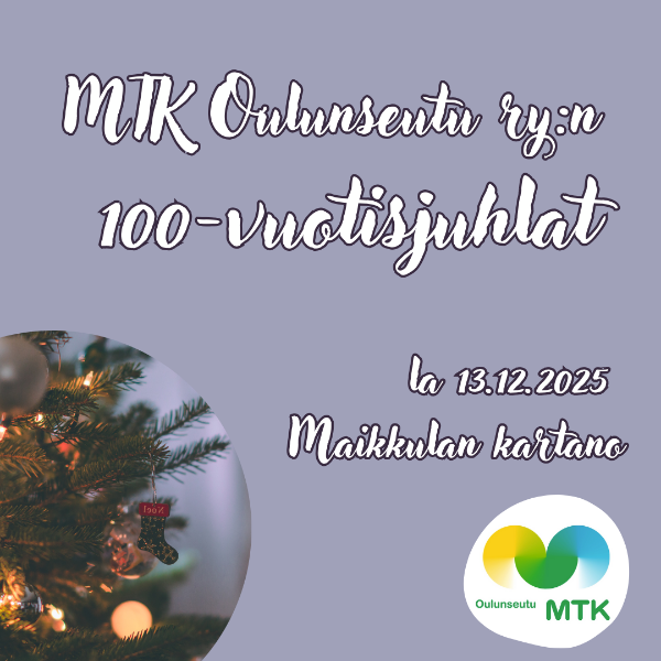 MTK Oulunseudun 100-vuotisjuhlat 13.12.2025 Maikkulan Kartanossa